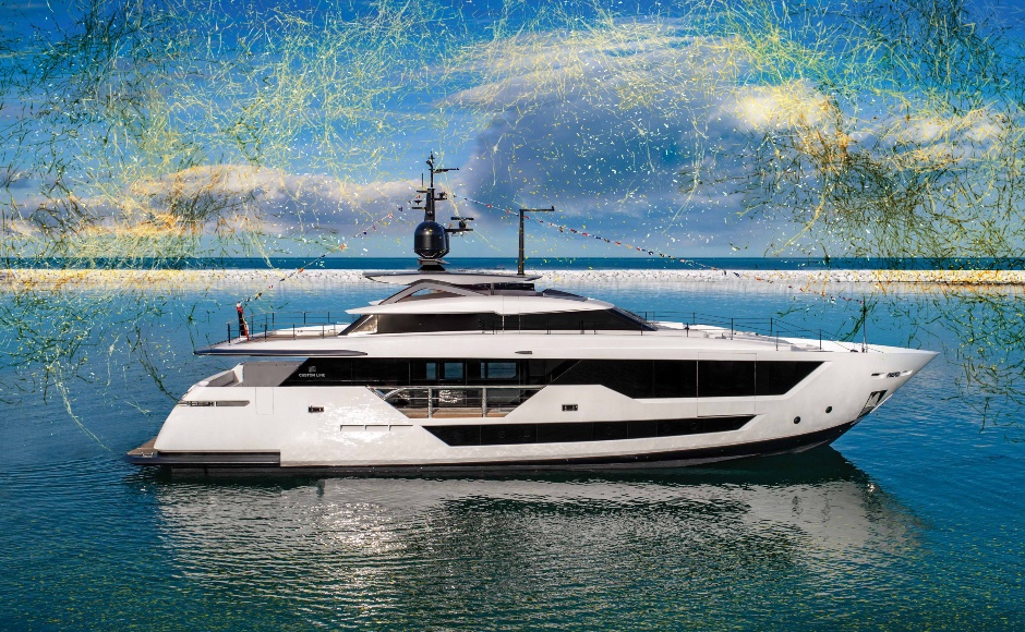 Ferretti launches Custom Line 106: rigor and minimalism