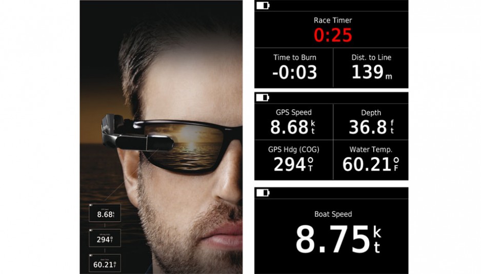 Garmin Nautix: you can leave your glasses on