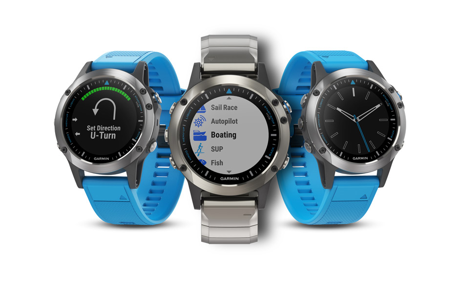 With Garmin quatix 5 the boat is at your wrist