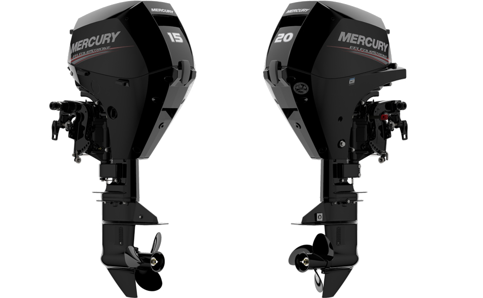 ﻿New in 2018: Mercury 15-20 EFI Four Stroke make navigation even easier